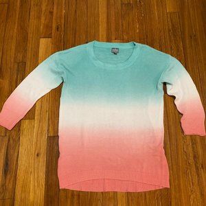 LAST CHANCE - Soho New York & Company Long Ombre Sweater S